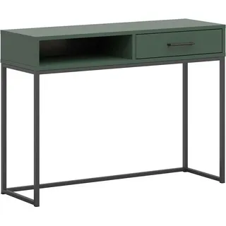 Schminktisch Lisanne 107cm, 1 Schublade - dunkelgrün - Grün