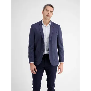 Jerseysakko LERROS "Sakko in Kurzgrößen, Jersey", Herren, Gr. 27, blau (classic navy), 84% Polyester, 15% Viskose, 1% Elasthan, Sakkos Jerseysakko