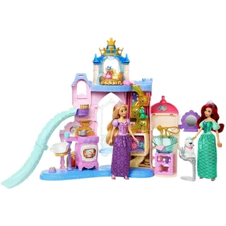 Mattel Puppenhaus Disney Prinzessin Tierfreunde Palast Rosa 144