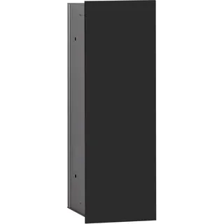 emco asis module 2.0 Toilettenbürstengarnitur-Modul-Unterputzmodell, 1 Tür, wechselbarer Türanschlag, 973428531, Farbe: schwarz-matt