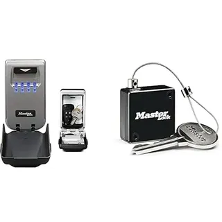Master Lock Schlüsseltresor (5425EURD) 12,6 x 72 x 126 cm Grau/Schwarz