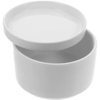 BESTonZON Keramik Dampfschale Mit Deckel 4.33 Zoll Versiegelte Schüssel Für Küche Und Haushalt Vielseitige Vorratsdose Zur Frischen Aufbewahrung Und Servieren Von Snacks