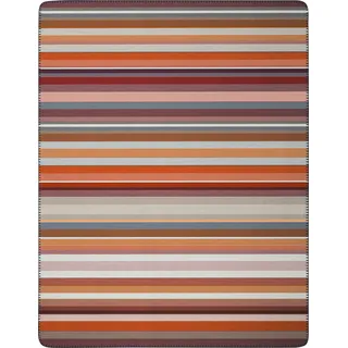 Biederlack Wohndecke Tundra", 150x200 cm - rot;orange