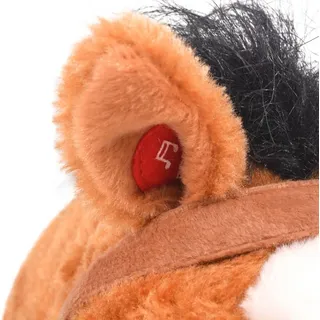 vidaXL Plüschtier Pferd Stehend Plüsch Braun - Braun