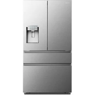 Hisense RF728N4SASE French Door (480 l, 1785 mm hoch, Silber)