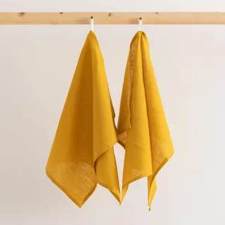Belum | Packung mit 2 Geschirrtüchern, maschinenwaschbar, 100% Leinen, 2 Geschirrtücher, 45 x 70 cm, 100% Leinen, 2 Stück