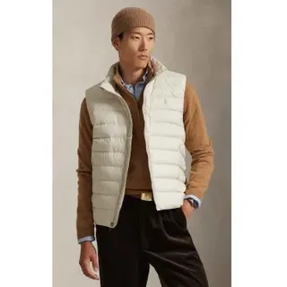 Polo Ralph Lauren für Herren. 710967775009 Colden Daunenweste beige (M), Lässig, Recyceltes Polyester