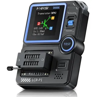 FNIRSI LCR-P1 Multifunktionstester für Kondensatoren und Transistoren