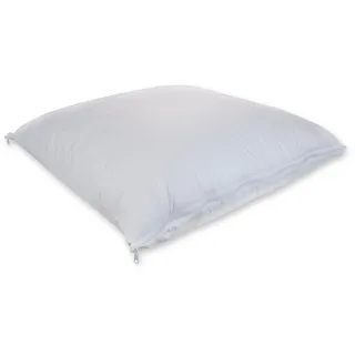 Genius eazzzy Zipperkissen 80 x 80 cm Weiß