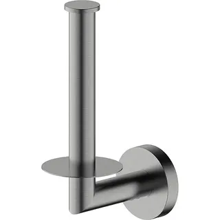 Reservepapierrollenhalter Eldrid, senkrecht eckig, Messing Gunmetal