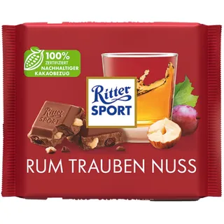 Ritter Sport Rum Trauben Nuss Schokolade 100 g