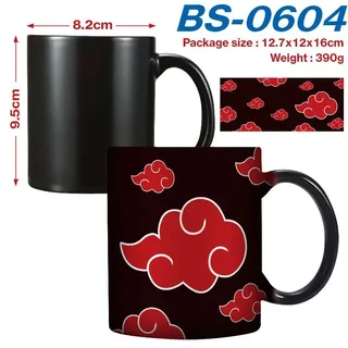 Naruto Akatsuki Obito Thermoeffekt Tasse Ceramic Kaffee Tee Milch Becher Magische Mug - Akatsuki#01