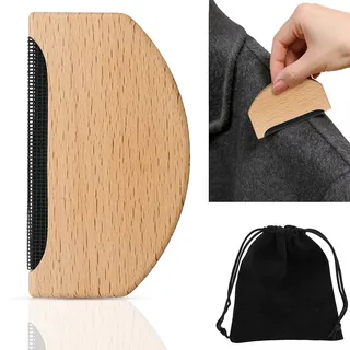 2 PCS Wollkämme,Kaschmirkamm, Wird mit Aufbewahrungstasche Geliefert,Für Pullover, Kaschmir & Wolle, Fusselkamm zur Entfernung von Pilling, Cashmere & Wool Comb