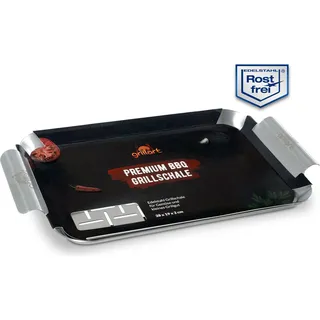 Premium Grillschale aus hochwertigem Edelstahl