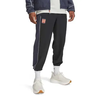 Under Armour Run 96 Hosen - Downpour Gray / Anthracite / White Quartz - M