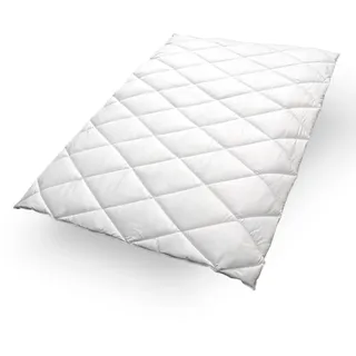 John Cotton Microfaserbettdecke "Anna, Bettdecken für Sommer und Winter, Decke" normal Füllung 100% Polyester 1 Stk. tlg. Bettdecke 135x200 cm, 155x220 cm, vegan, hypoallergene Füllung, weiß