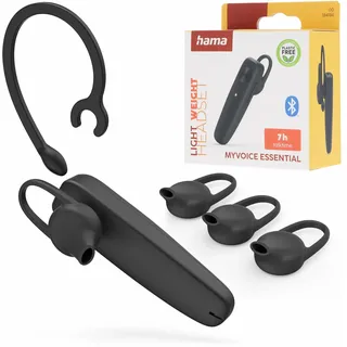 Hama MyVoice Essential On Ear Headset, Bluetooth® Schwarz