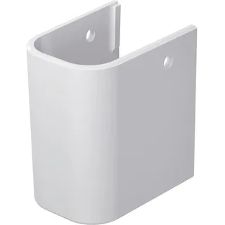 Duravit Halbsäule Happy D.2 für Handwaschbecken 50cm, 08583200001, Farbe: Weiß mit Wondergliss