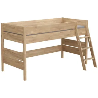 Paidi Spielbett , Eichefarben , Holz , Eiche , massiv , Höhe ca. 14 cm , 90x200 cm , Blauer Engel, Goldenes M , Beimöbel erhältlich, in verschiedenen Größen erhältlich, in verschiedenen Farben erhältlich, transformierbar , Babymöbel & Kindermöbel, Kinderzimmer & Jugendzimmer, Kinderbetten, Spielbetten