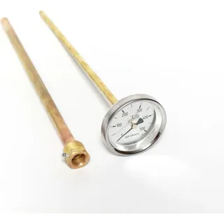 500°C Thermometer für Steinbackofen Holzbackofen E-Ofen Pizzaofen 300 mm