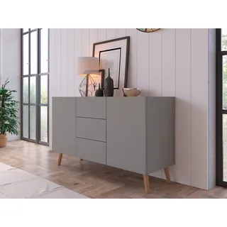 INOSIGN Sideboard »Scandi«, Breite 120 cm grau