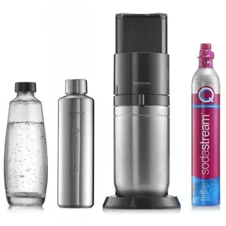 SodaStream Wassersprudler , Anthrazit , Metall, Kunststoff, Glas , 15.8x44x31 cm , Geschirr, Wasseraufbereitung, Wassersprudler