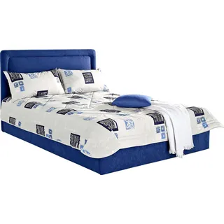 Westfalia Schlafkomfort Polsterbett, inkl. Bettkasten bei Ausführung mit Matratze blau