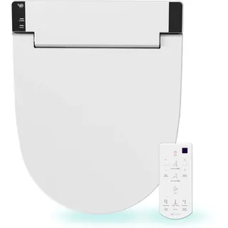 VOVO VB-6100SR Rund Elektronischer Smart Bidet Toilettensitz, Selbstreinigende Düse aus Volledelstahl, Nachtlicht, umweltfreundliche Energieeinsparung, beheizter Sitz, aus Korea