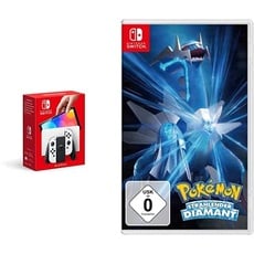 Nintendo Switch (OLED-Modell) Weiss + Pokémon Strahlender Diamant - [Nintendo Switch]