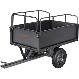 Vevor Kippanhänger, 272kg Kippwagen zum Hinterherziehen ATV UTV Anhängerwagen