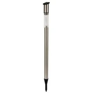 Perel Solar Außenleuchte Edelstahl 70 cm 20 St. im Display weiß