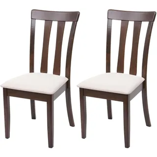 MCW Esszimmerstuhl G46 Stoff Beige 2er-Set