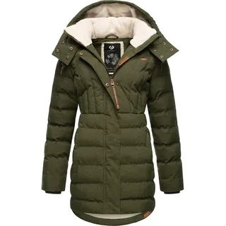 Kurzmantel RAGWEAR "Kurzmantel Ashanta", Damen, Gr. XL, grün (olive23), Obermaterial: 100% Polyester PES.  Obermaterial: Futter: 100% Polyester PES. 100% Polyester PES., Mäntel Kurzmantel