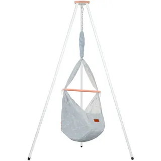 SCHMUSEWOLKE FEDERWIEGENSET DREAMCATCHER Blau, Weiß, Beige - 150x224x150 cm