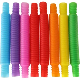 KIK KX4520 Tubes Sensory Tubes dehnbare pädagogische Montessori Tubes 8 Stück AKTION