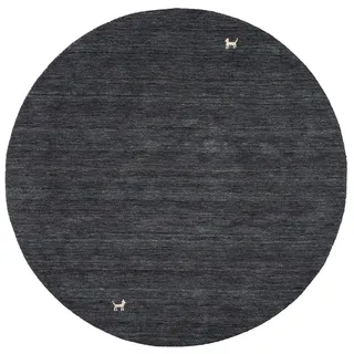 Pergamon Natur Teppich Indo Nepal Gabbeh Shiva Rund , Textil , Rund , 150x150 cm , Teppiche und Böden, Teppiche, Schafwollteppiche