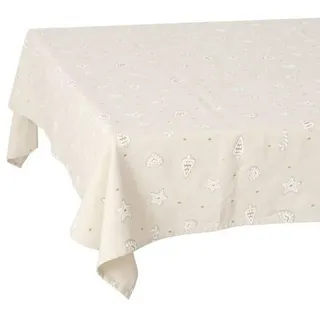Boltze Home Tischdecke Bakery 140/180 cm , Naturmaterialen , 140x1x180 cm , Dekoration, Weihnachtsdekoration