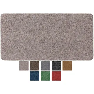 ANRO Fußmatte Schmutzfangmatte Türmatte rutschfest Fußabstreifer abwaschbar robust für Eingang, Haustür, Flur innen & außen Poet Küche, 80 x 40 cm (Rechteckig)