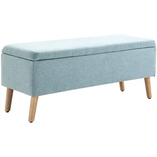 Homcom Truhenbank Hellgrün 110 x 39 x 45 cm