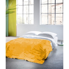 Bild Plaid »Plaid«, Halbleinen, in Gr. 180x270 cm, Plaid, gelb