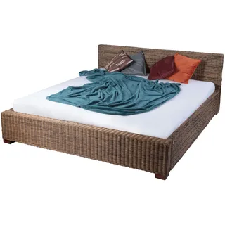 Sam SAM® Rattanbett Doppelbett 180 x 200 cm Rattan Slash