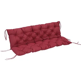 Outsunny Sitzkissen 150 x 98 x 8 cm rot 1 St.