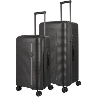 Travelite Roomer Koffer-Set 2-tlg. schwarz/grau