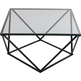 Kare Couchtisch in Schwarz ca. 80x45x80cm