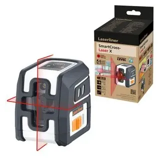 LASERLINER SmartCross-Laser X Kreuzlinienlaser selbstnivellierend Reichweite (max.): 10 m