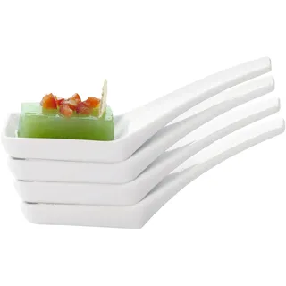 ASA 51307/017 Apero Löffel 4 Stück Porzellan