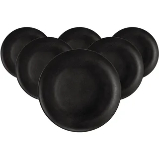 SELTMANN WEIDEN Frühstücksteller Liberty Velvet Black 22,7 cm schwarz 6er Set