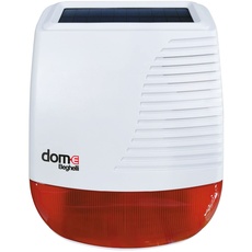 Beghelli Dom-e Sirene, Außenalarm, mit Batterie, Anti-Eindring-Gerät im Freien für Alarmsystem, kabellos, Domotik, intelligentes Zubehör der Mitte