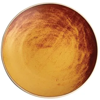 Olympia FA311 Canvas Gewölbter Teller, Siena-Rost, 27cm, 6 Stück