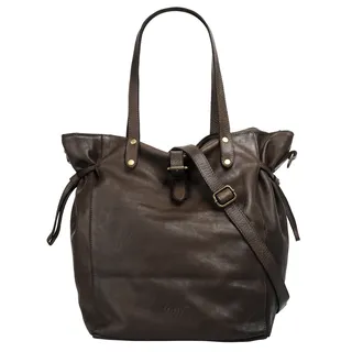forty Shopper Leder Dunkelbraun